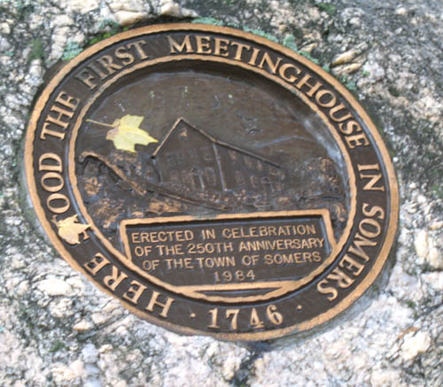 Somers Mtng. House sign